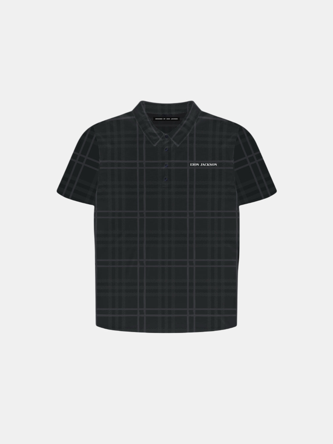 EION JACKSON® CHECK GOLF POLO [DARK]