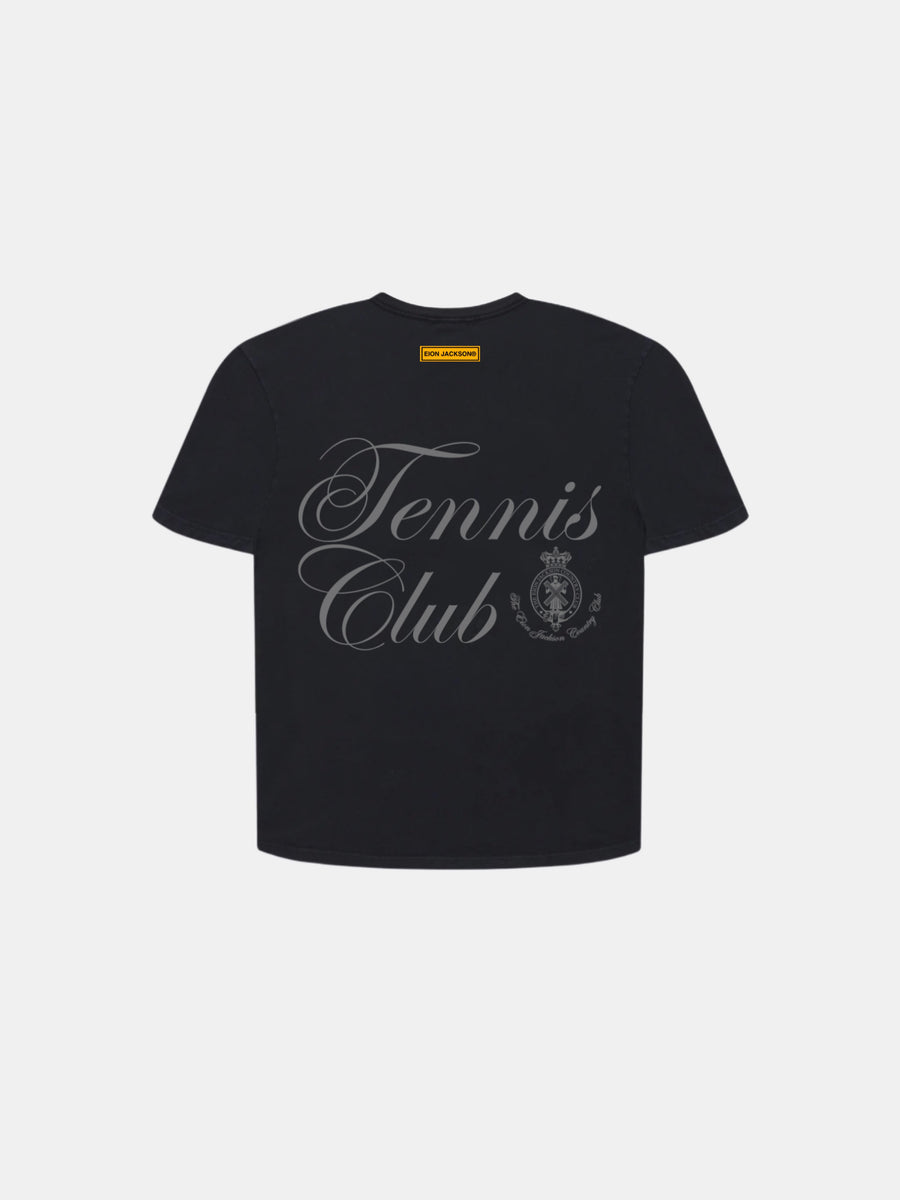 EION JACKSON® TENNIS CLUB TEE [BLACK]