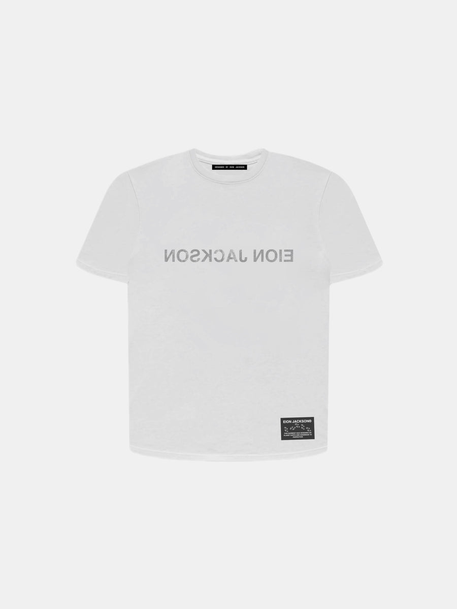 EION JACKSON® REVERS-ABLE DISTRESSED TEE [WHITE]