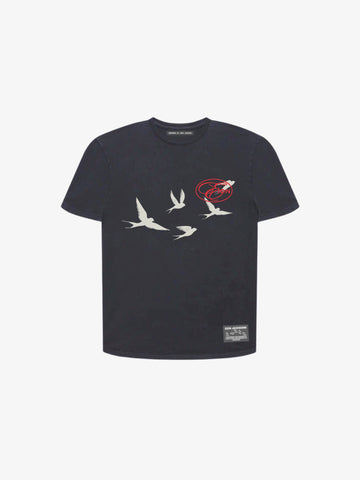 EION JACKSON® AIR MAIL TEE [BLACK]