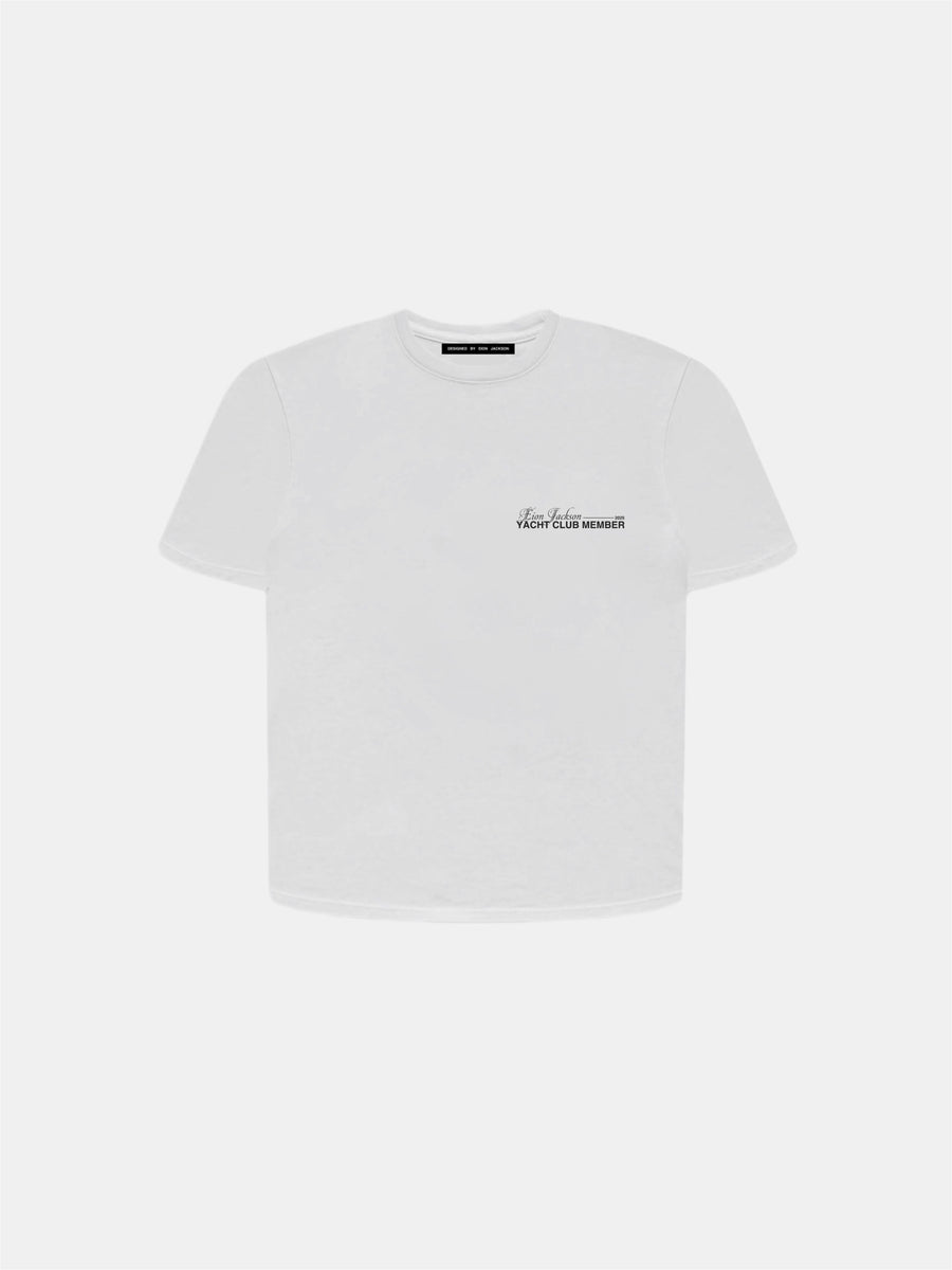 EION JACKSON® YACHT CLUB MEMBER TEE [WHITE]