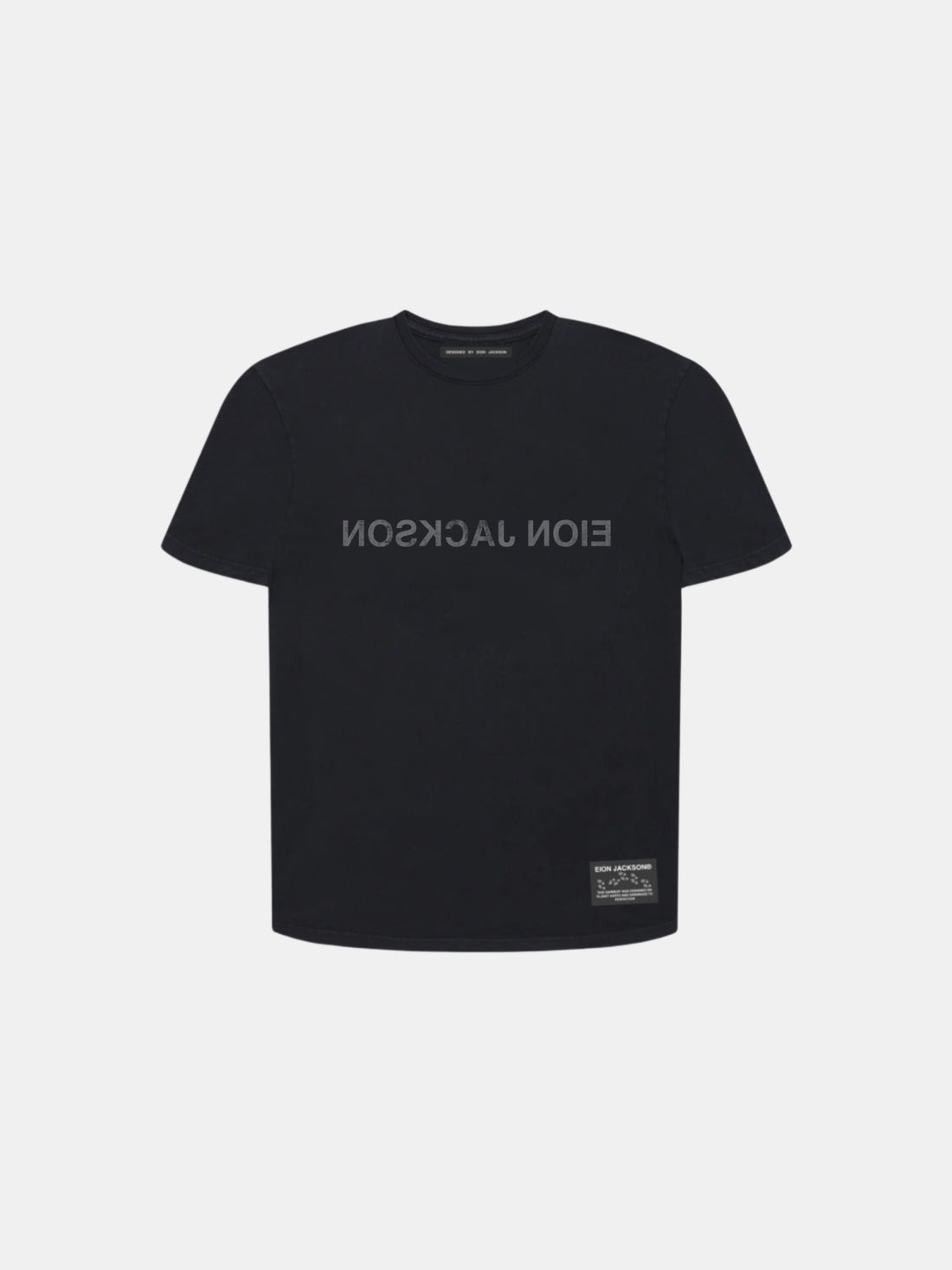 EION JACKSON® REVERS-ABLE DISTRESSED TEE [BLACK]