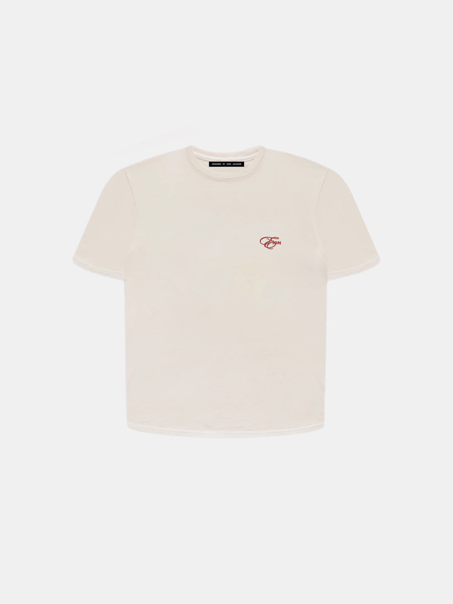 EION JACKSON® “TEE” TEE [CREAM]
