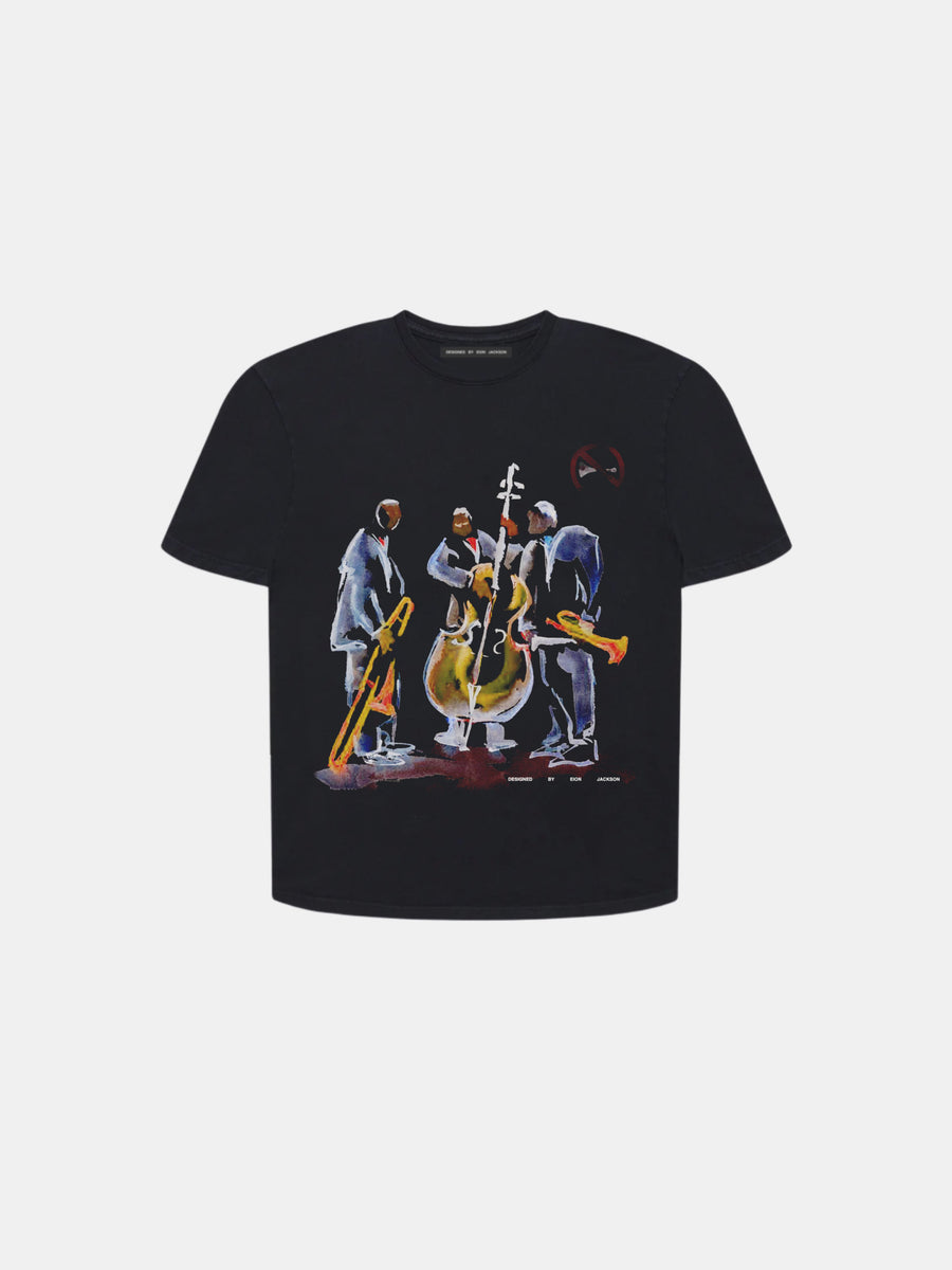 EION JACKSON® JAZZ TEE [BLACK]