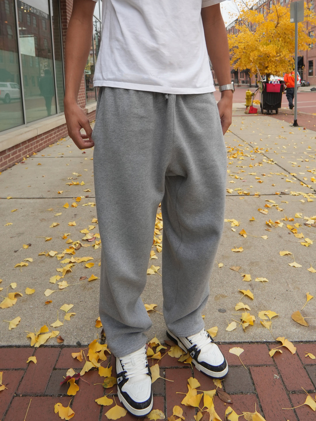 EION JACKSON® WIDE LEG SWEATPANT [GREY]