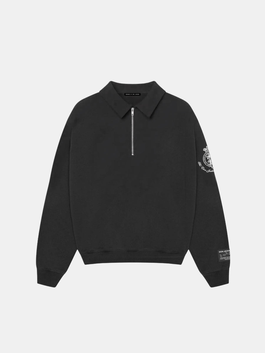 EION JACKSON® CC QUARTER ZIP GOLF FLEECE [BLACK]