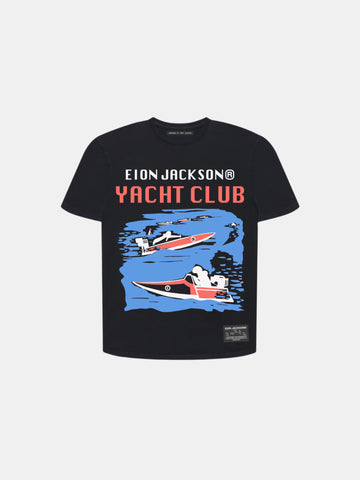 EION JACKSON® YACHT RACE TEE [BLACK]