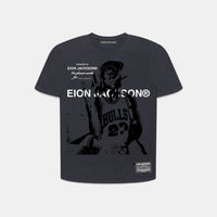 EION JACKSON® THREE-PEAT TEE [BLACK]