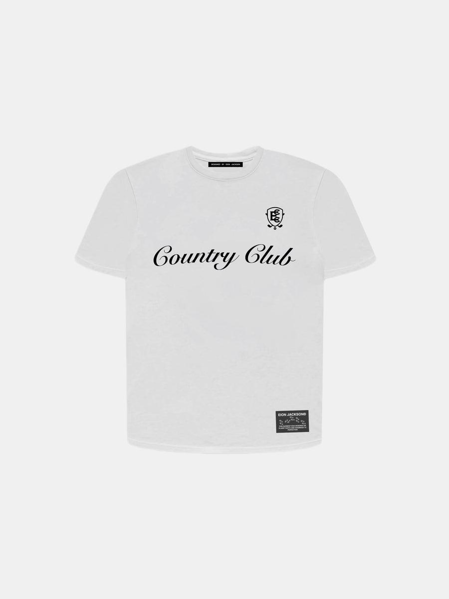 EION JACKSON® COUNTRY CLUB MEMBER TEE [WHITE]