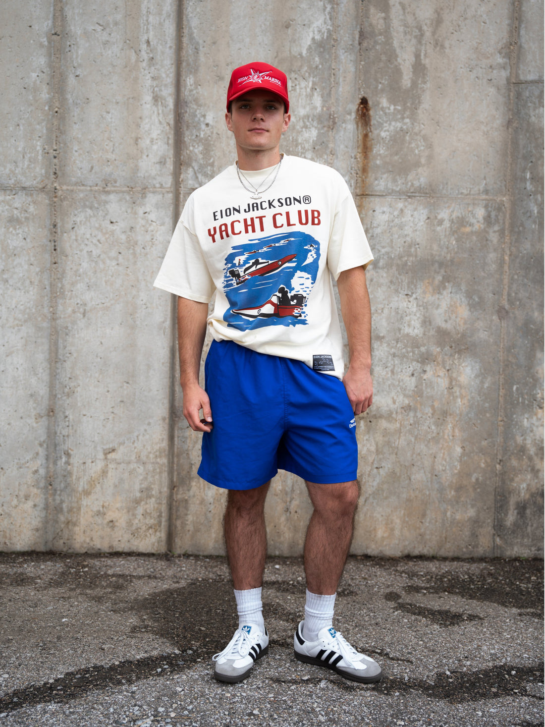 EION JACKSON® YACHT RACE TEE [CREAM]