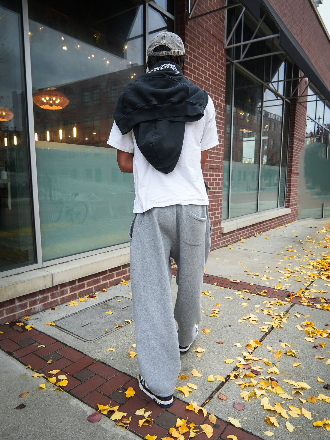 EION JACKSON® WIDE LEG SWEATPANT [GREY]