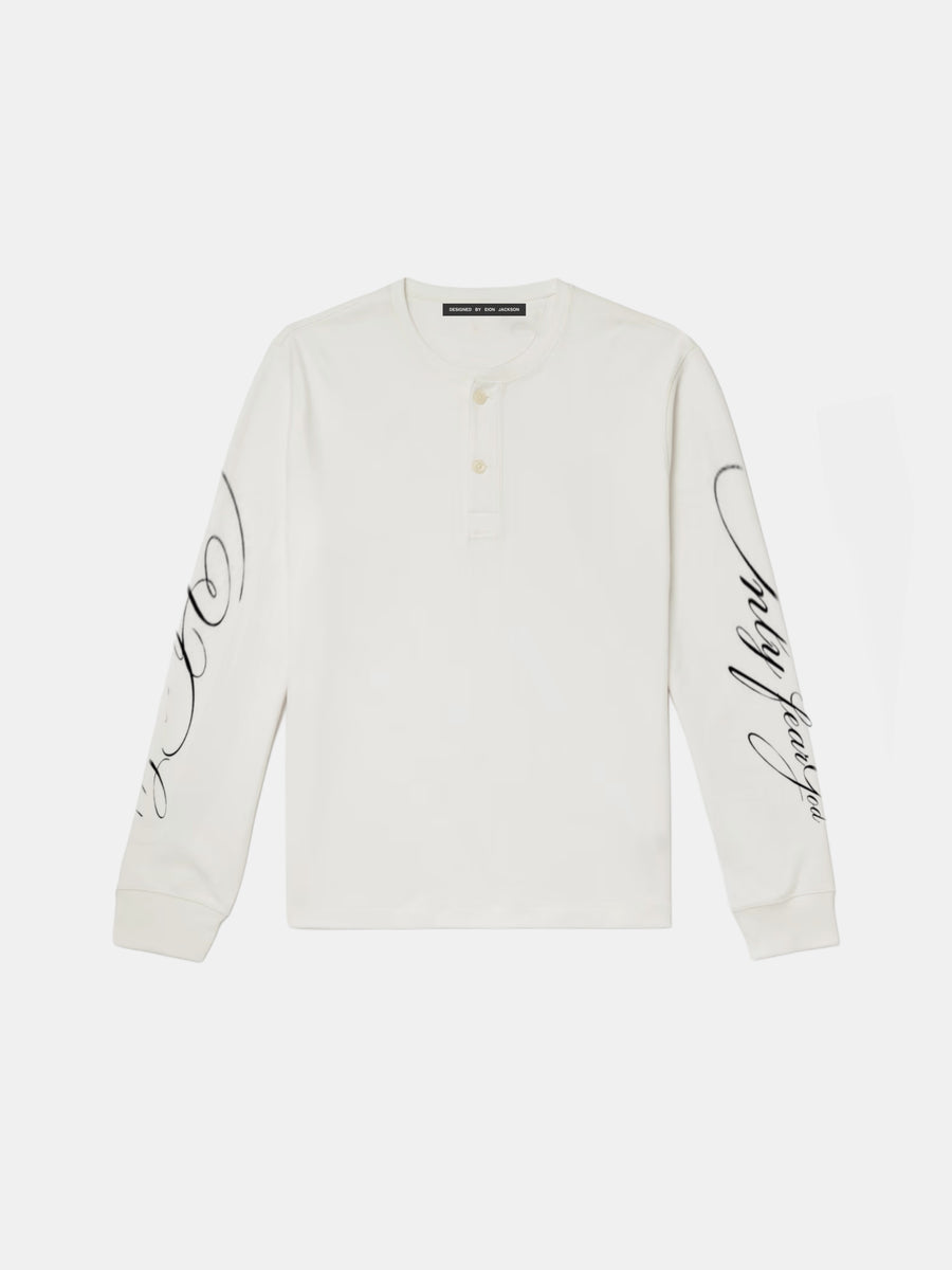 EION JACKSON® ONLY FEAR GOD HENLEY SHIRT